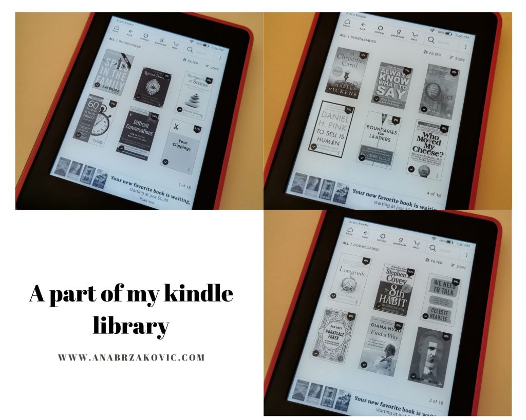 my kindle library