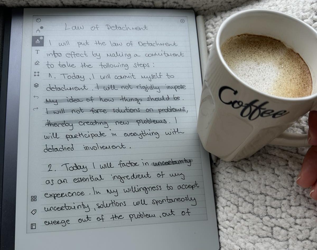 law of detachment deepak chopra